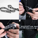 Innolife Arm Wrestling Competition Match Strap Fixed, Non-Slip, No Hand Injury, Professional(Black Longer Version)