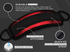 Rdx Ankle Straps For Cable Machines Resistance Bands Attachment, 7Mm Neoprene Padded 10   X4   , Gym Wrist Cuff Women Men Home F