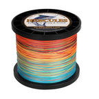 Hercules Braided Fishing Line 1500M 1640Yds 10Lbs-200Lbs Pe Superline 8 Strands (Multicolor 120Lb/54.5Kg 0.58Mm)