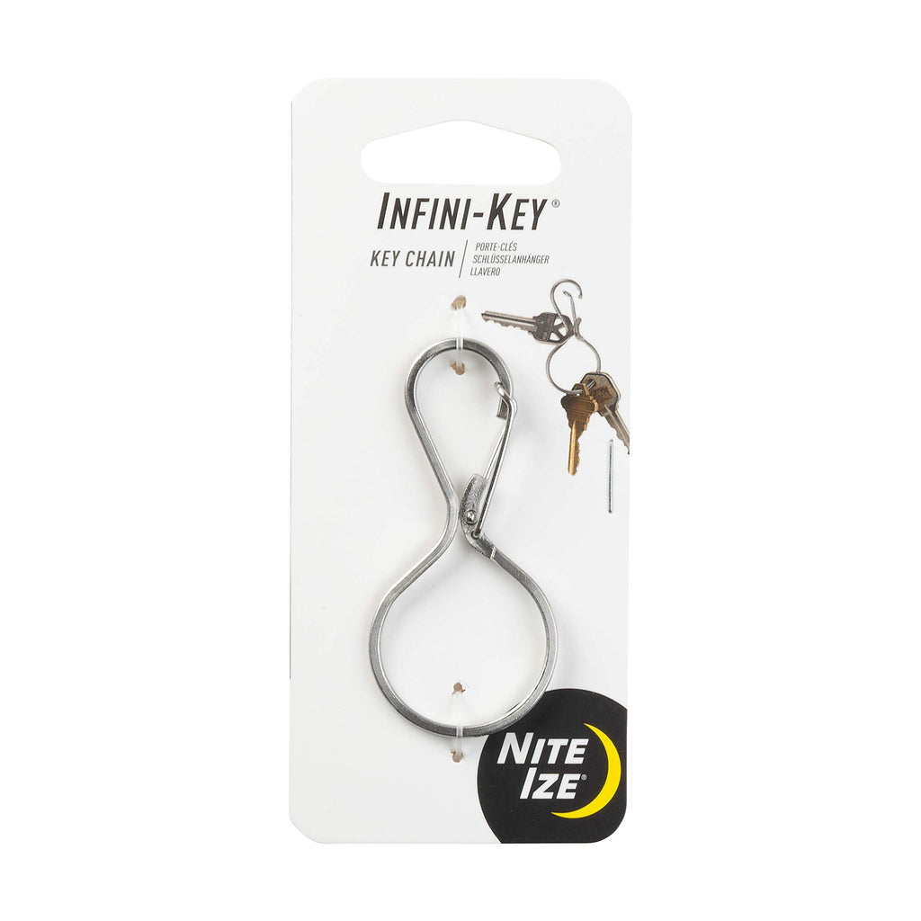 Nite Ize Infini-Key Keychain, A Better Key Ring To Hold, Attach, + Detach Keys