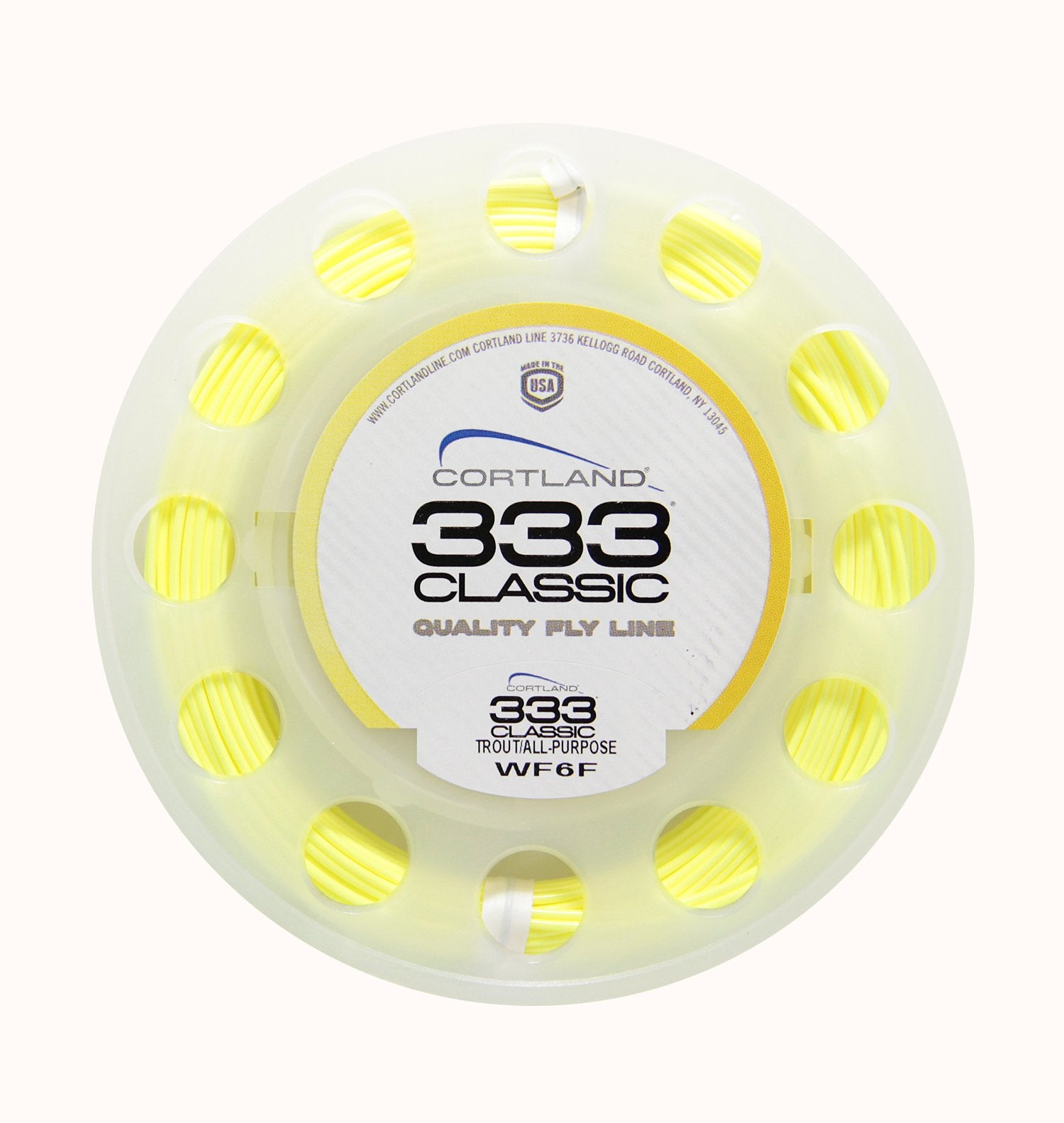 Cortland 351486 Classic 333 Flyline Wf6F Yellow