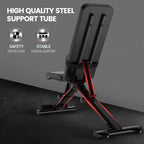 Pasyou Adjustable Weight Bench,880Lb Weight Capacity For Strength Training Bench Press Foldable Incline Decline Bench For Full B