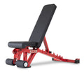 Rep Fitness Adjustable Bench - Ab-3000 Fid - Flat/Incline/Decline (Matte Red)