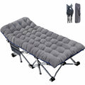 ABORON XXL Camping Cot for Adults, Oversized 78  32 Folding Camping Bed, 900LBS Heavy Duty Outdoor Sleeping Cot with Mattress Pa