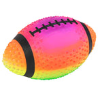 Regent Practice Football Neon Colored 9Inch Spiked For Gripping Control Made Of Soft Rubber Inflatable Football Air Filled Great