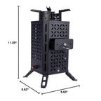 Inferno Pro Stove Outdoor/Indoor (Use Biomass, Fire Starter, Canned Heat) - Compact, Camping, Off-Grid, Emergency - By Instafire