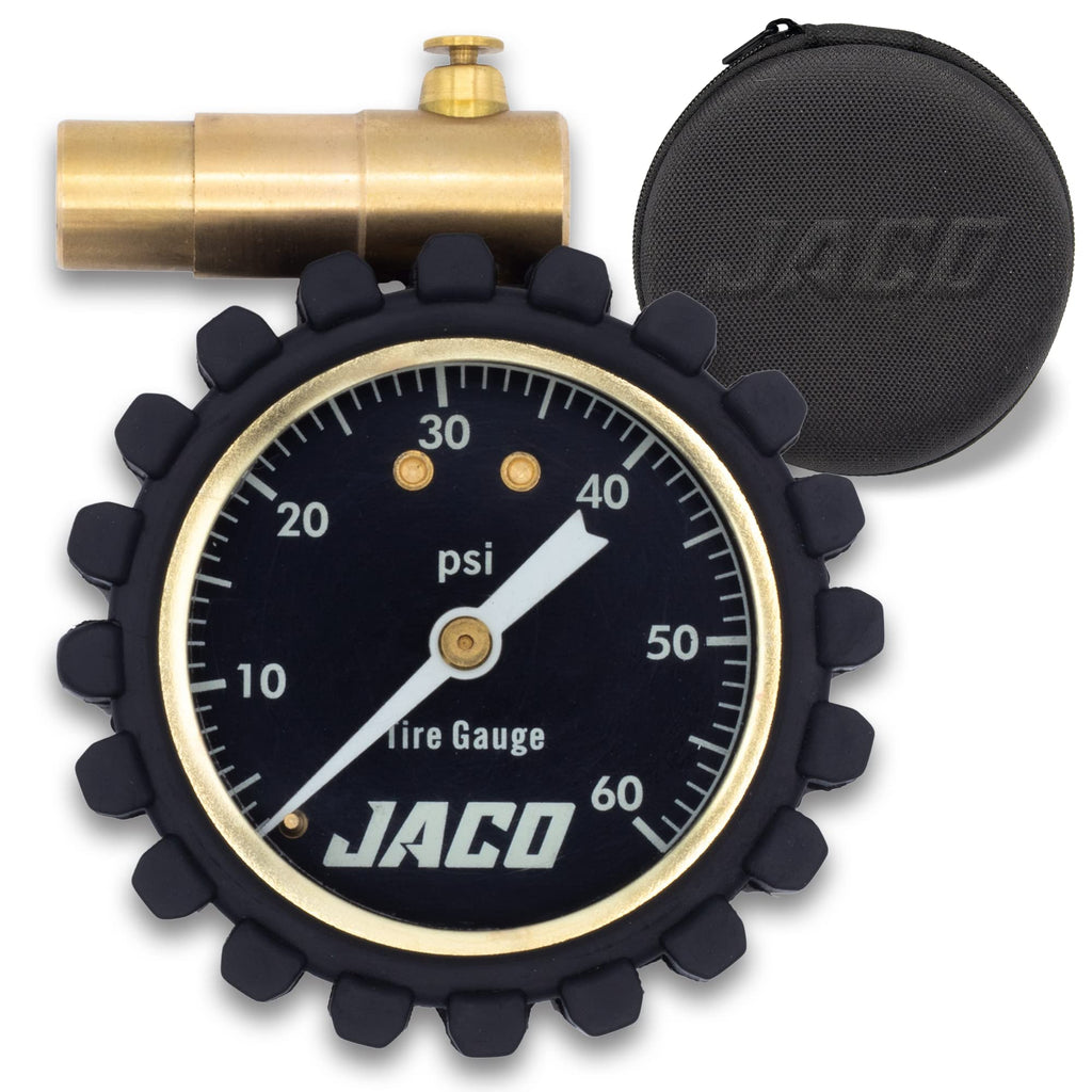 Jaco Mbx-60 Presta Tire Pressure Gauge For Bikes (Max 60 Psi) | Mtb & Xc Series