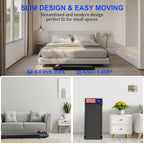 Under Desk Treadmill,Walking Pad With 5% Incline,Treadmills For Home & Office, 2.5Hp Portable Treadmill With Remote Control And