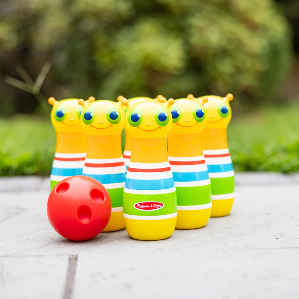 Melissa & Doug Sunny Patch Giddy Buggy Bowling Action Game - 6 Bug Pins, 1 Plastic Ball