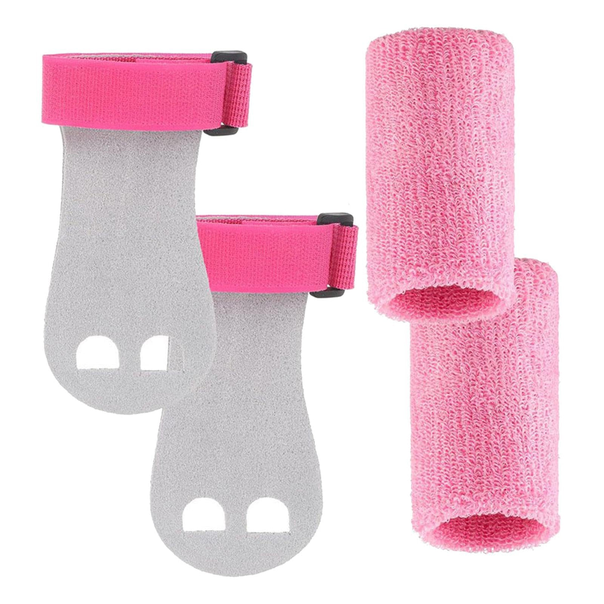 Merishopp Kids Gymnastics Grips Wristbands Sets Gymnastics Hand Grips For Kids Pink M| Sports Equipment | Outdoor Sports Gear |