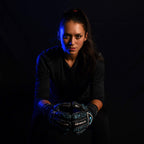 Renegade Gk Triton Specter Goalie Gloves With Pro-Tek Fingersaves  3.5+3Mm Super Grip & 4Mm Duratek  Black & Blue Soccer Goalkee