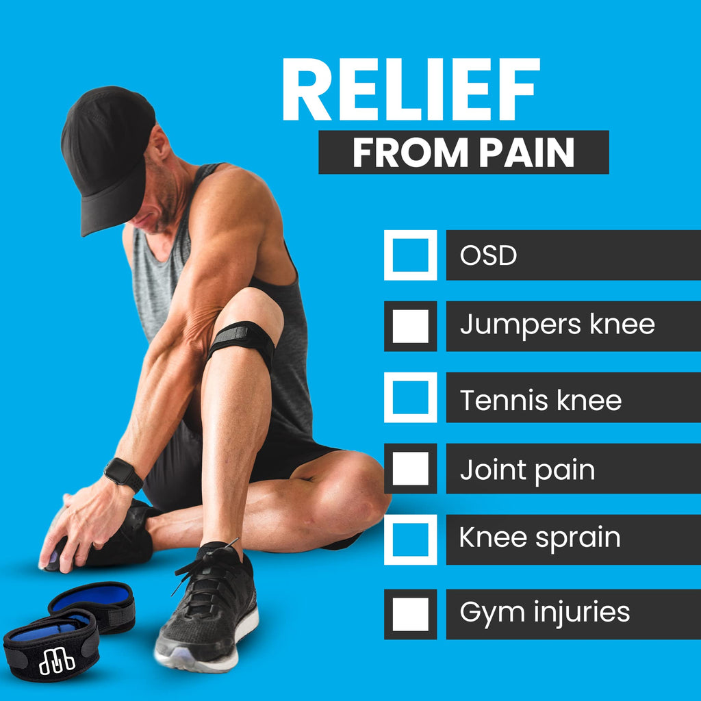 Crosstrap Stabilizing Patella Knee Strap | Knee Brace For Running, Cycling, Hiking, And Sports | Knee Pain Relief And Support, K