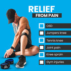 Crosstrap Stabilizing Patella Knee Strap | Knee Brace For Running, Cycling, Hiking, And Sports | Knee Pain Relief And Support, K