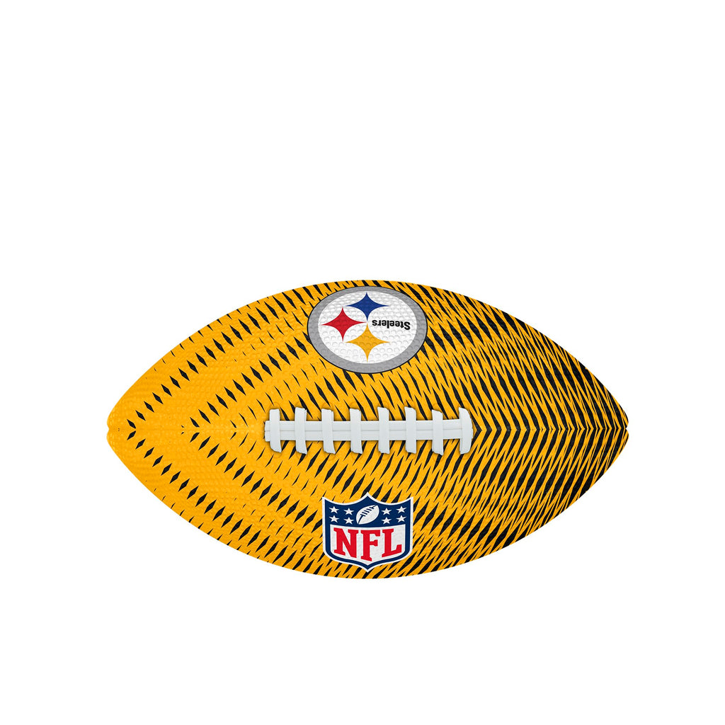 Wilson Nfl Team Tailgate Football - Pittsburgh Steelers, Junior Size