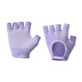 TRENDYNEST Half Finger Workout Glove Women Yoga Gloves for Weightlifting Driving Sports Purple