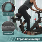 Xmifer Oversized Bike Seat - Comfortable Bicycle Saddle, Middle Groove Design, 2.95'' Thick Memory Foam, Universal Fit Indoor Ou
