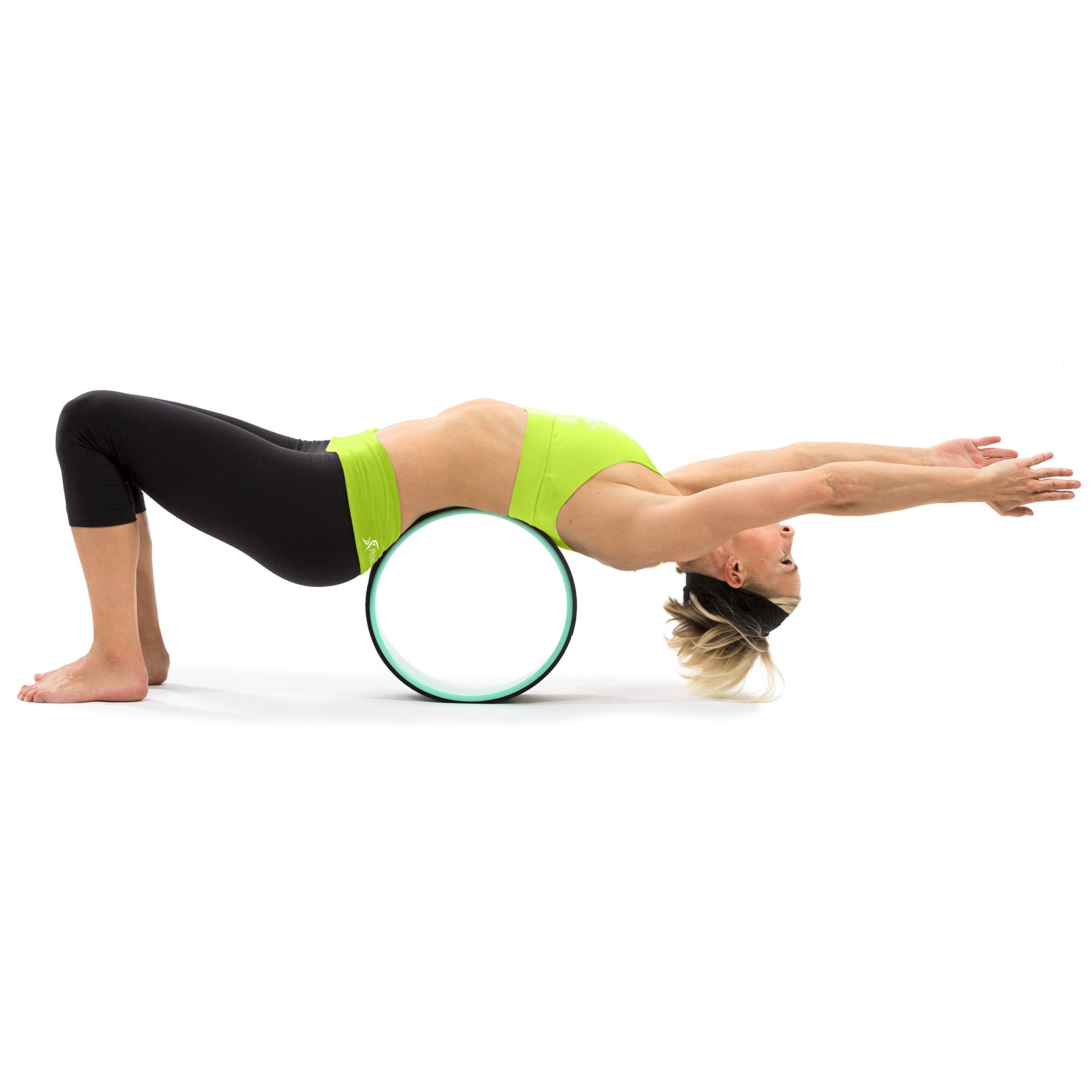 Prosourcefit Yoga Wheel Prop 12    For Improving Yoga Poses, Backbends, Flexibility, Balance, Stretching, Relaxation