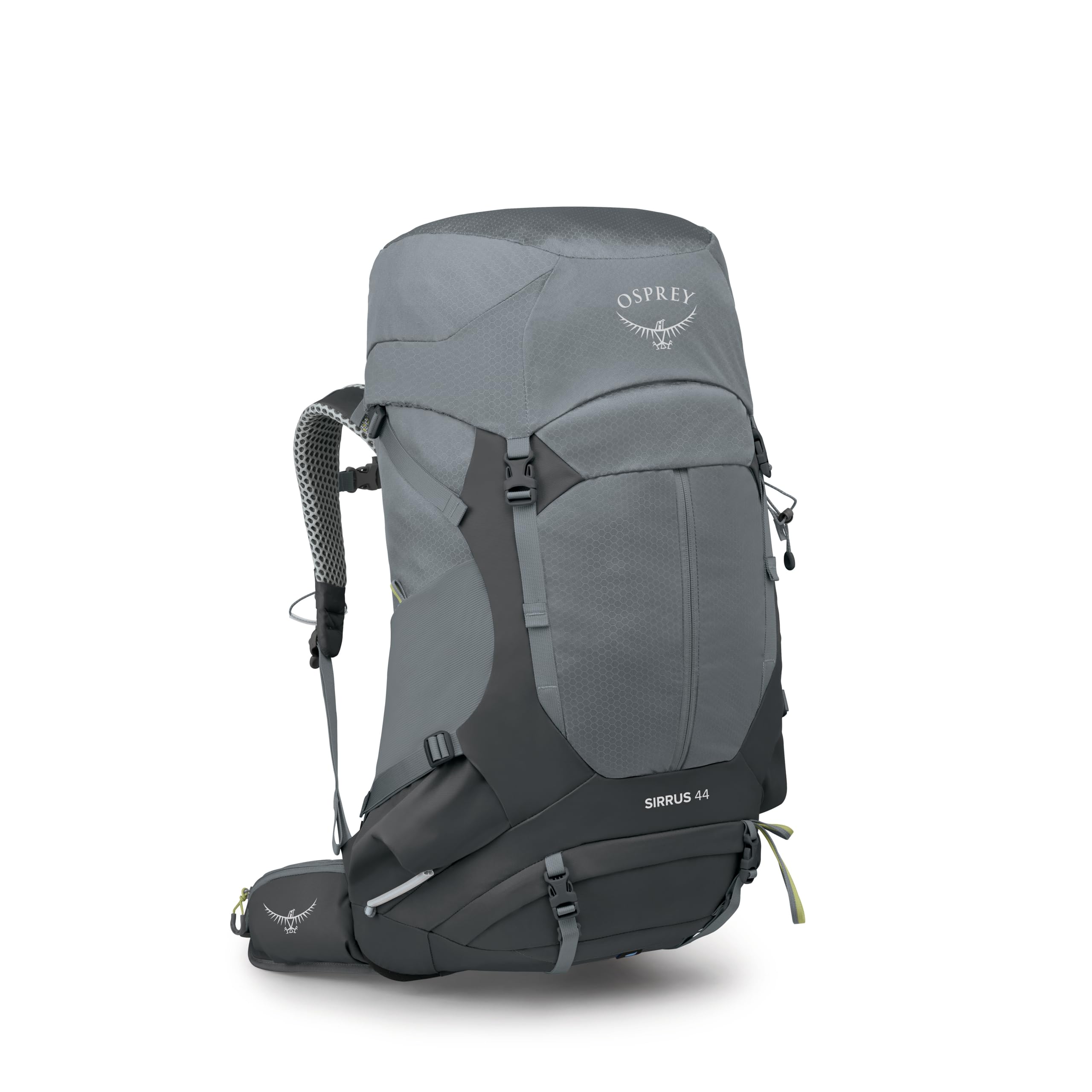 Osprey Sirrus 44L Womens Hiking Backpack - Lightweight Backpacking Pack with Waterproof Raincover - Camping Bag, Medium Grey