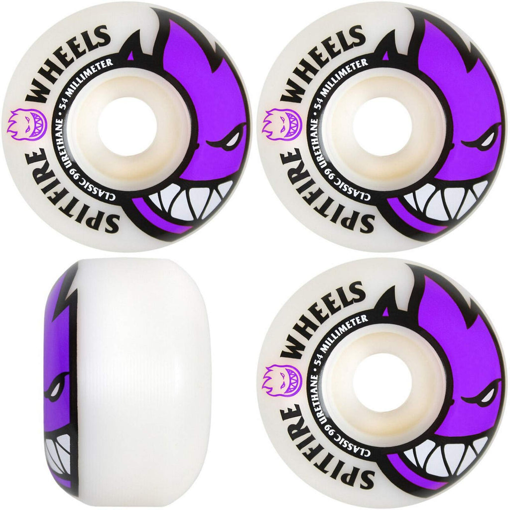 Spitfire Bighead Skateboard Wheel 54Mm White