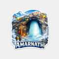 THAMPZ Amarnath 3D Embossed Flexible Fridge Magnet 0.5mm Decorative with Strong Hold | Refrigerator Magnet for Notes, Photos &