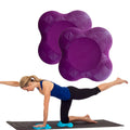 Zealtop Yoga Knee Pad Cushion Extra Thick For Knees Elbows Wrist Hands Head Foam Yoga Pilates Work Out Kneeling Pad (Purple 2Pac