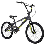Huffy Enigma 20'' Kid'S Bmx Bike, Beginner Level Rider, Ages 5+ Years Old, 3 Piece Steel Crank, 44/16 Gearing, Rugged And Durabl
