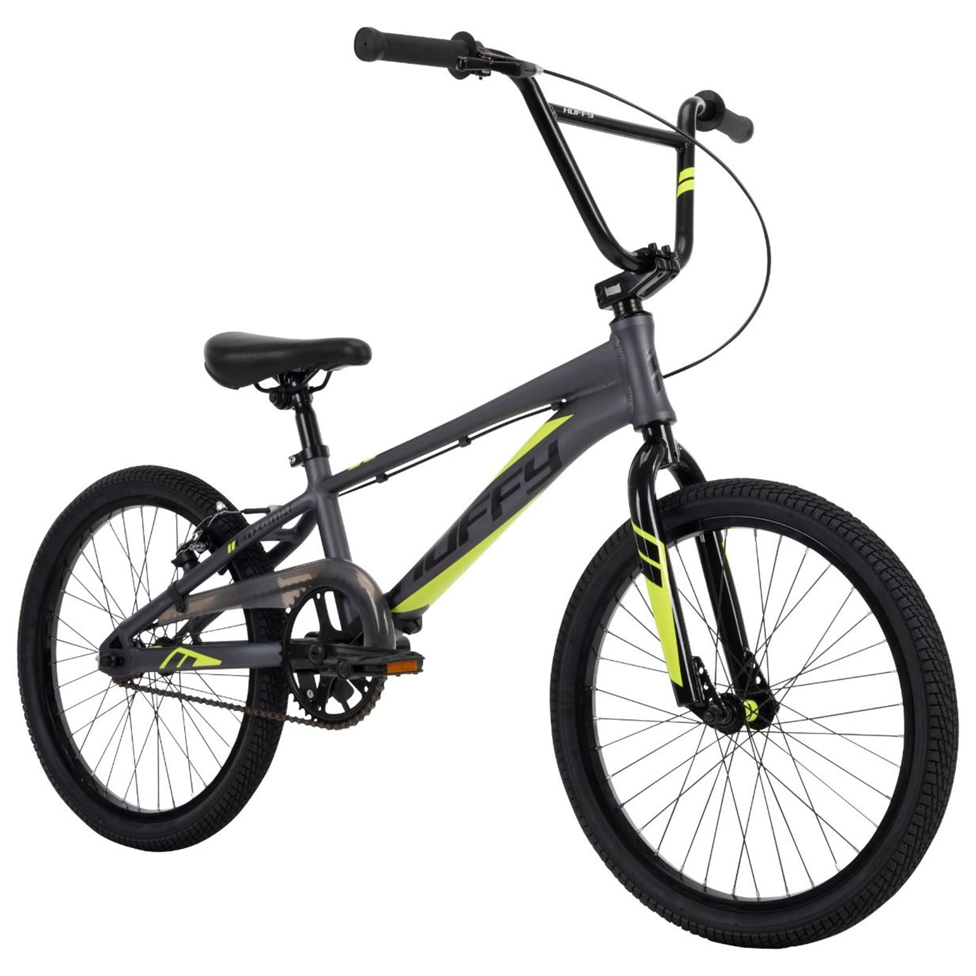 Huffy Enigma 20'' Kid'S Bmx Bike, Beginner Level Rider, Ages 5+ Years Old, 3 Piece Steel Crank, 44/16 Gearing, Rugged And Durabl