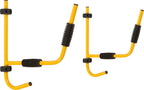 Suspenz Kayak Folding Storage Rack, Wall Hangers, Hooks, Indoor & Outdoor Use, Weight Capacity 75 Lbs, Yellow, (12-8601)