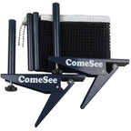 Comesee Professional Ping Pong Net Clip On Easy, Table Tennis Net And Post Set With Spring Activated Clamp, Thick Base Grip, Pre