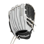Wilson 2024 A1000 P12 12    Pitchers Fastpitch Softball Glove - White/Grey, Left Hand Throw