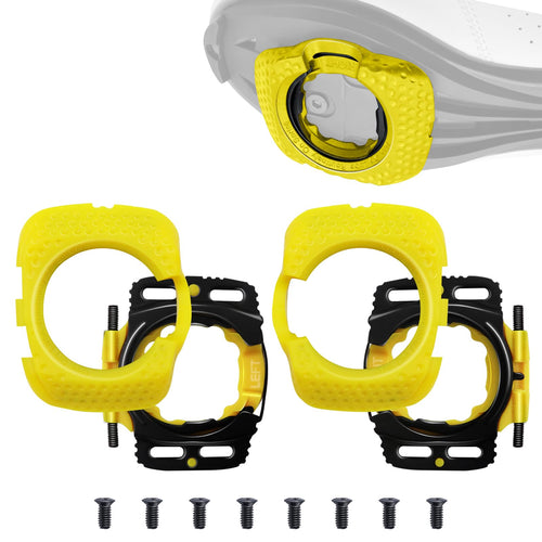 alltoo Cycling Shoes Cleats, Bike Cleats Self-Locking, Quick Release, Aerodynamic for Wahoo SpeedPlay Zero