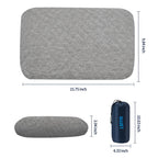 Lsffm Travel & Camping Memory Foam Pillow, Travel Essentials, Hammock Pillows With Double-Layered Pillow Cover, Easy To Clean, C