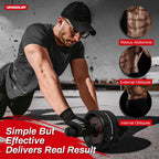 Vinsguir Ab Roller Wheel, Abs Workout Equipment For Abdominal & Core Strength Training, Exercise Wheels For Home Gym, Fitness Eq
