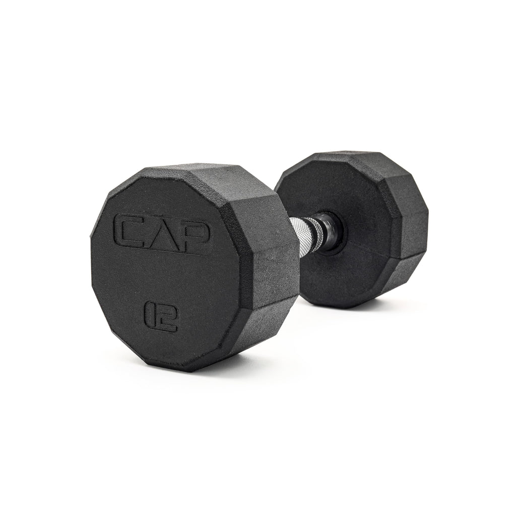 Cap Barbell 12-Sided Coated Dumbbell, 12 Lb
