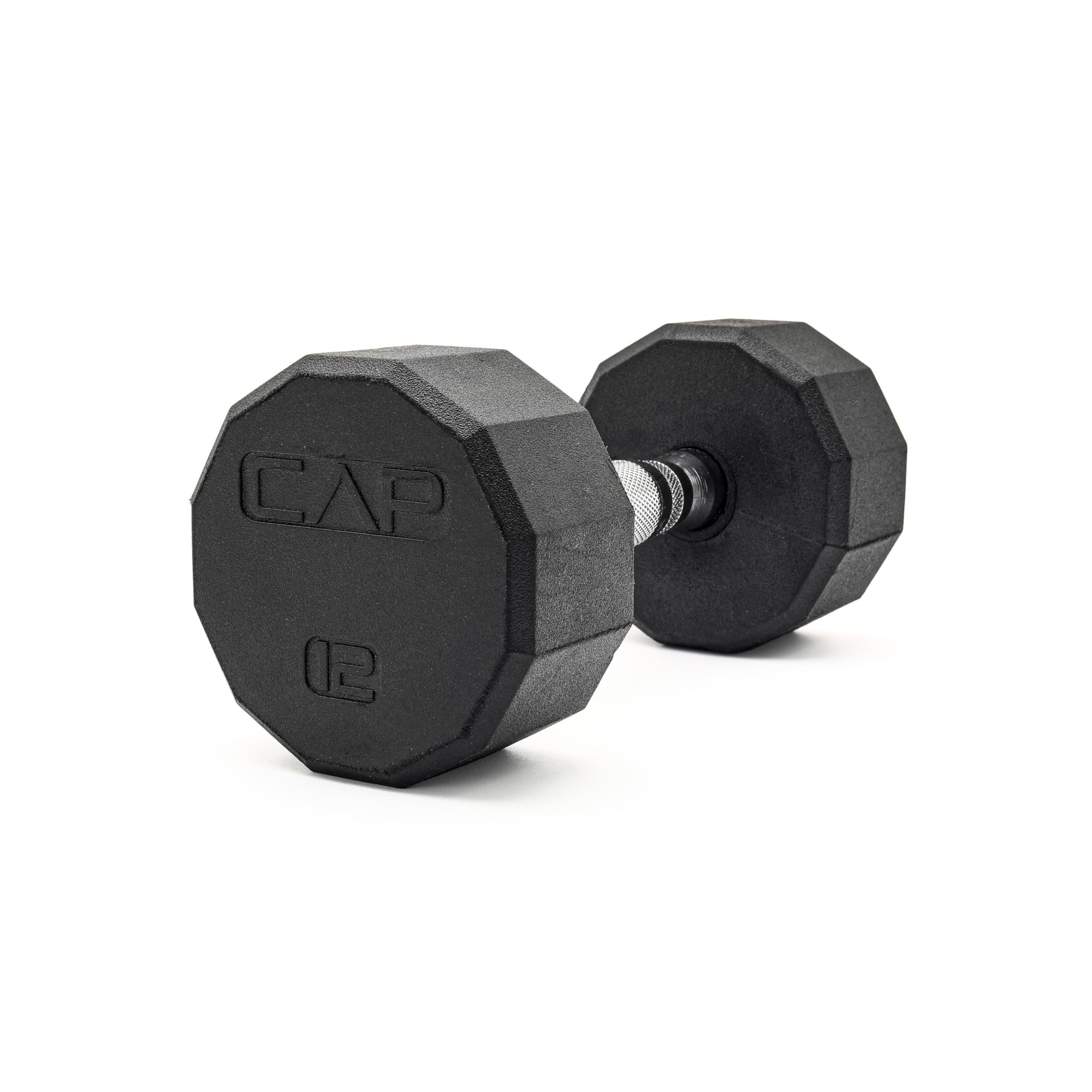 Cap Barbell 12-Sided Coated Dumbbell, 12 Lb