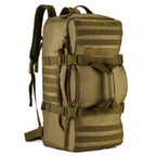 Huntvp 60L Tactical Military Backpack Gear Sport Outdoor Assault Pack Rucksack Bag For Hunting Camping Trekking Travel,Brown