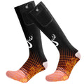 SNOW DEER Heated Socks,Men Women Electric Battery Socks Foot Warmer (L)