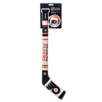 Franklin Sports Philadelphia Flyers Nhl Mini Soft Hockey Stick Set - Nhl Team Soft Foam Mini Hockey Stick And Ball Set - Great T