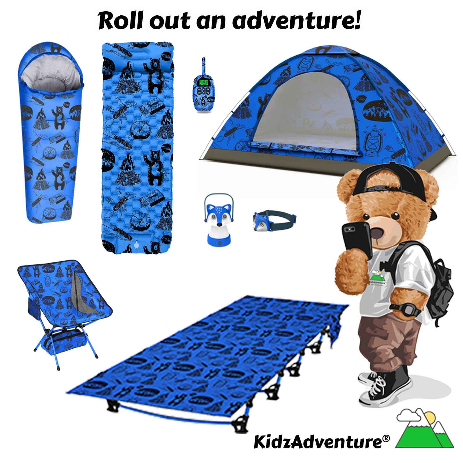 Kids Camping Cot And Toddler Travel Bed | Lightweight And Compact Cots For Sleeping | 59    X 27.5    X 5.3    - Portable Foldin
