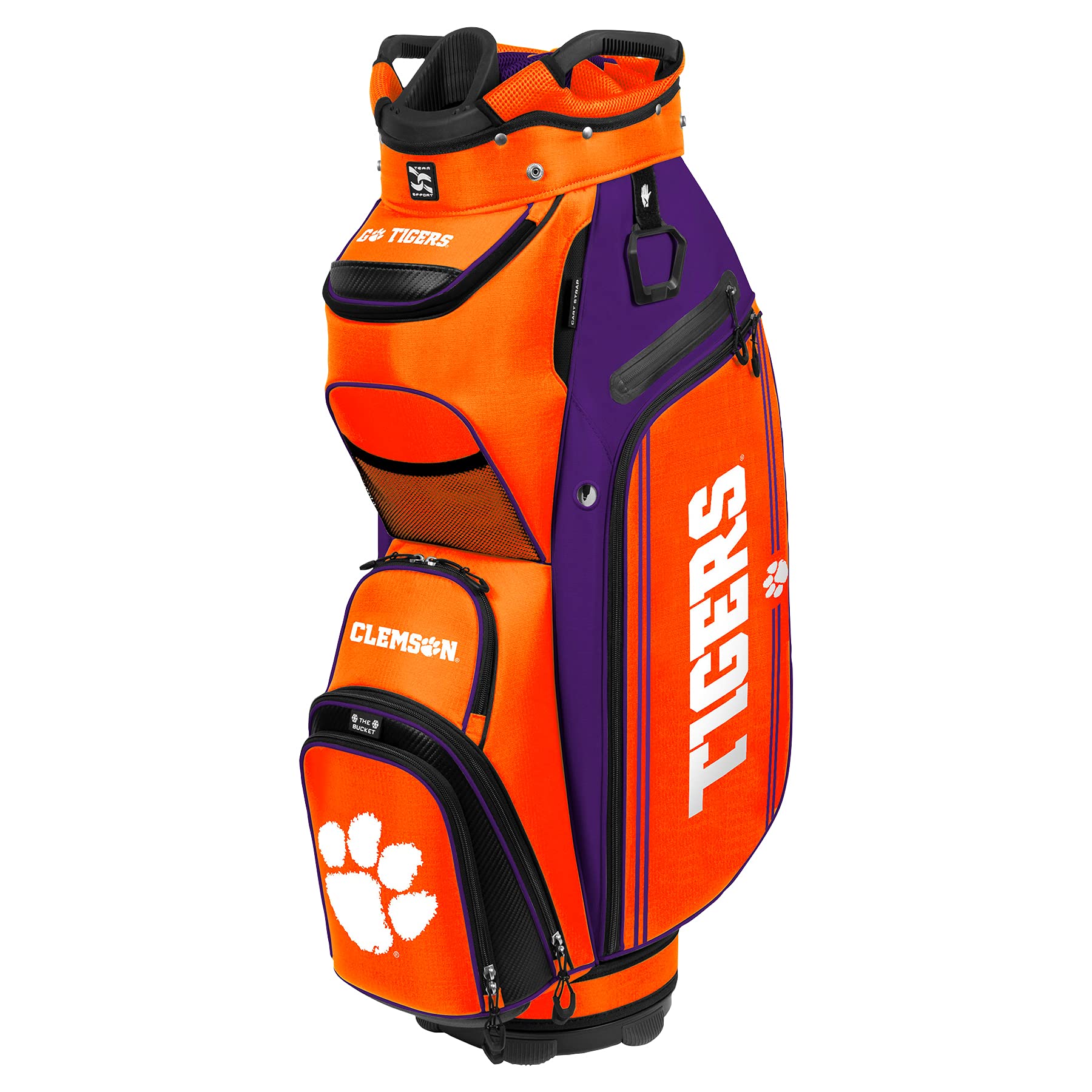 Clemson Tigers Bucket III Cooler Cart Golf Bag