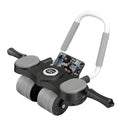 Bellveen Ab Roller Wheel Exercise | Automatic Rebound Abdominal Wheel | Abs Workout Equipment | 4 Wheels Ab Roller with 2 Elbow 