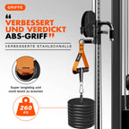 Exercise Handles, Gym Replacement Handle Attachments For Cable Machine Pulleys, Resistance Band And Strength Trainer, Pull Down