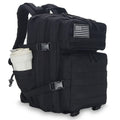W WINTMING 25L/45L Tactical Backpack Military Tactical Backpack Heavy Duty Molle Assault Pack for Work Gym Outdoors (1.0 25L-Bla