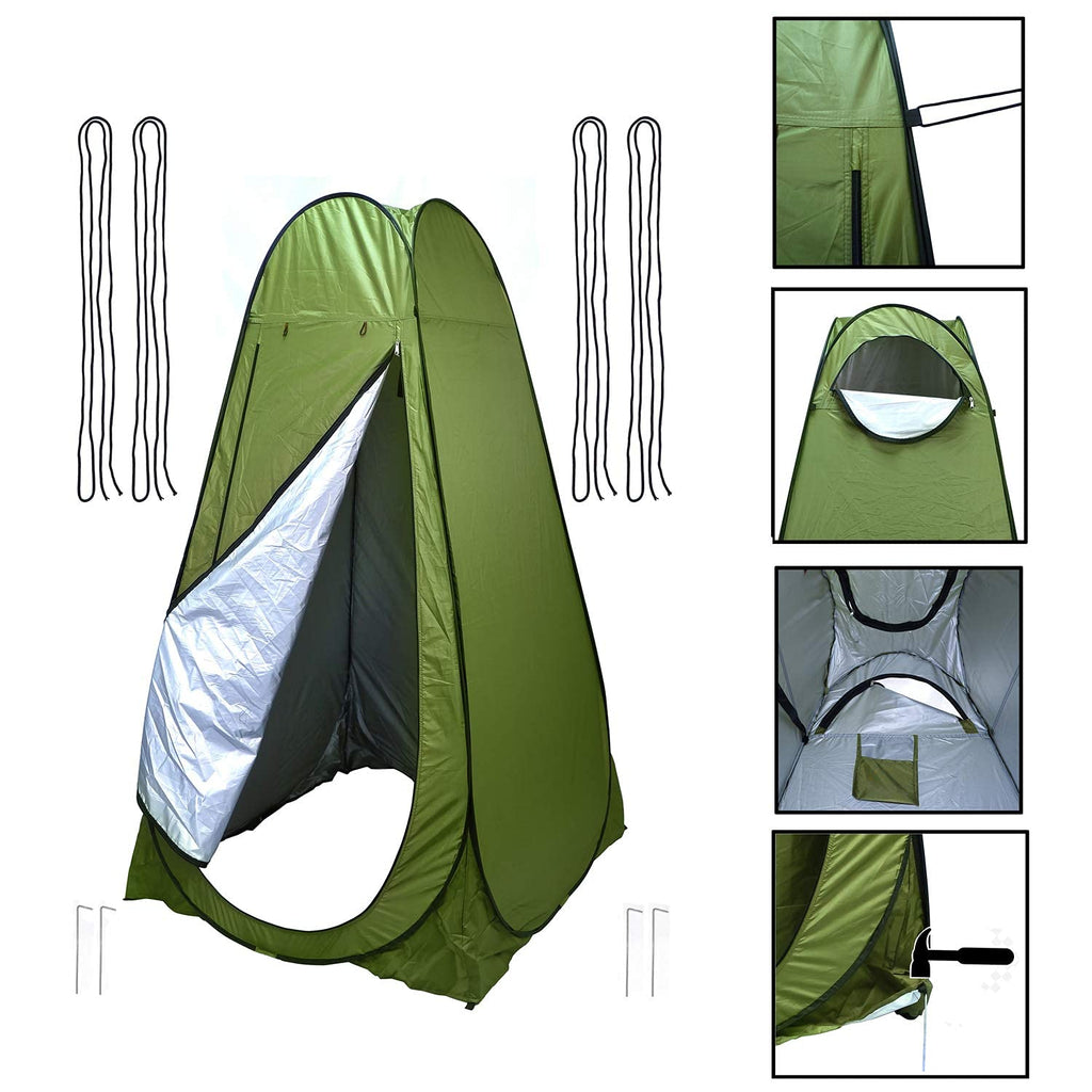 Xkmt- Beach Portable Pop Up Changing Tent/Outdoor Privacy Tent/Camping Toilet Tent/Window Rain Shelter/Foldable With Carry Bag [