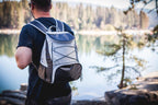Oniva - A Picnic Time Brand Ptx Backpack Cooler, Soft Cooler Backpack, Insulated Lunch Bag, (Black With Gray Accents)