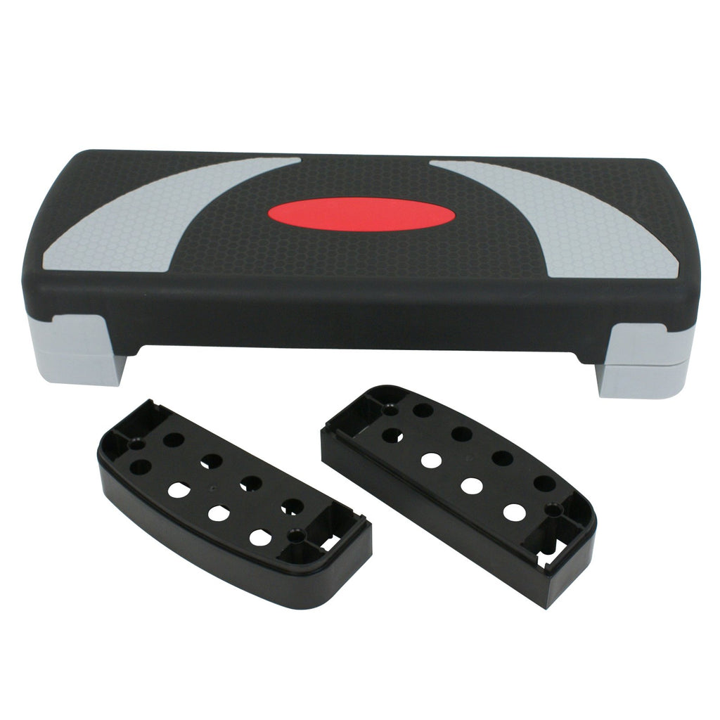 Zeny 31'' Aerobic Step Platform, Adjustable Exercise Workout Stepper With Stackable Risers, Step Up Steppers For Exercise At Hom