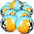 Hollowfly 12 Pack Toy Inspire Game Themed Beach Ball for Kids 7.87 Bulk for Summer Pool and Beach Game Gifts Two Infinity and Be