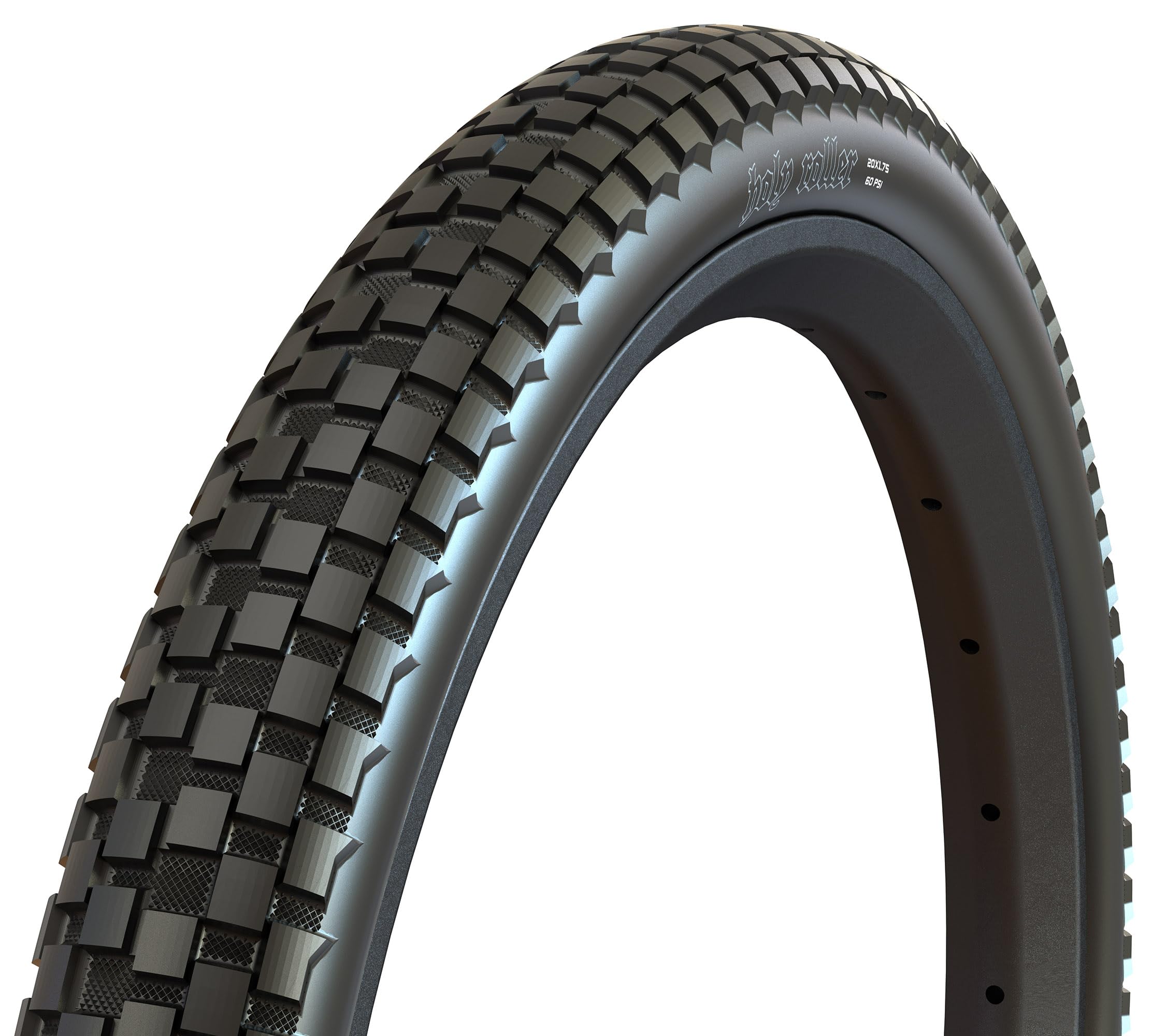 Maxxis Holy Roller Bmx/Urban Bike Tire (Wire Beaded 62A, 26X2.2)