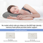 Lsffm Travel & Camping Memory Foam Pillow, Travel Essentials, Hammock Pillows With Double-Layered Pillow Cover, Easy To Clean, C