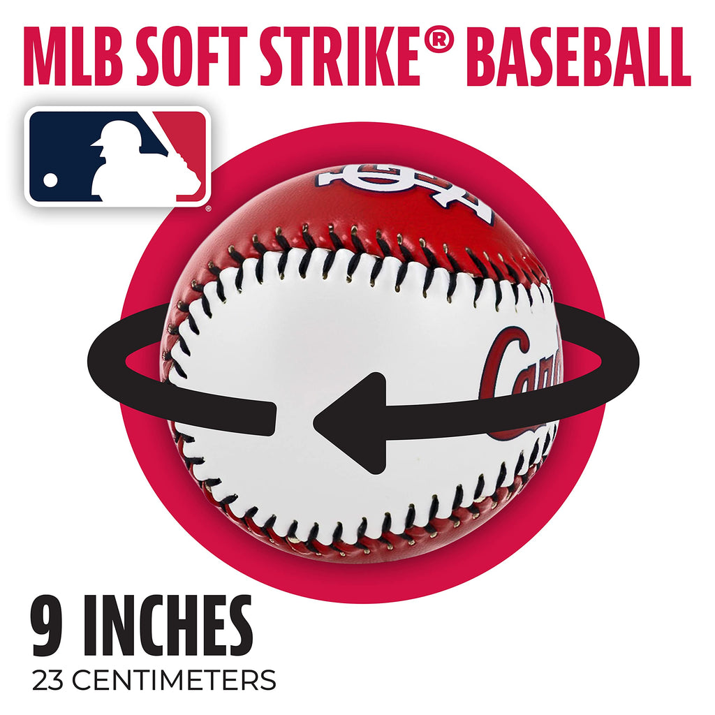 Franklin Sports St. Louis Cardinals Mlb Team Baseball - Mlb Team Logo Soft Baseballs - Toy Baseball For Kids - Great Decoration